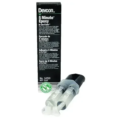 5 Minute Epoxy, 25 mL, Dev-Tube, Colorless to Light Yellow