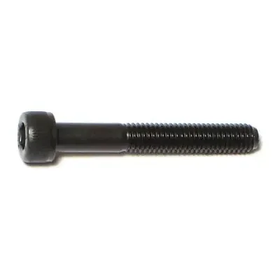 5mm-0.8 x 35mm Black Oxide Class 12.9 Steel Coarse Thread Knurled Head Hex Socket Cap Screws