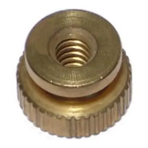 6-32 Brass Coarse Thread Knurled Nuts