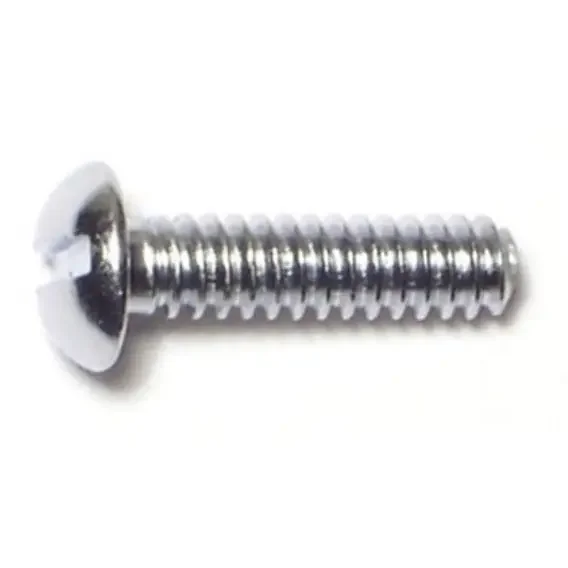 6-32 x 1/2″ Steel Coarse Thread Slotted Round Head Machine Screws