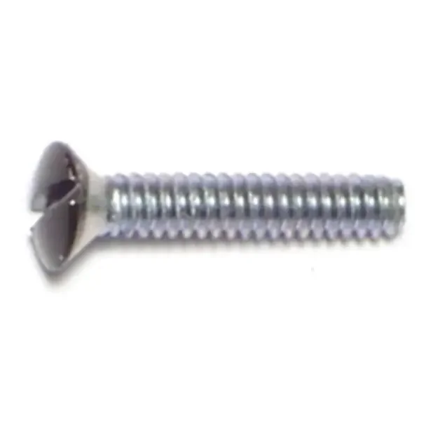 6-32 x 3/4″ Brown Painted Steel Coarse Thread Slotted Oval Head Switch Plate Screws