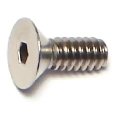 6-32 x 3/8″ 18-8 Stainless Steel Coarse Thread Flat Head Socket Cap Screws