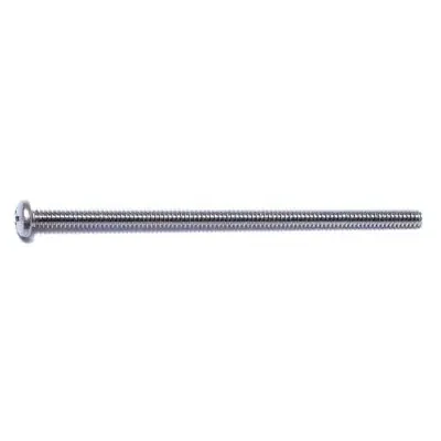 6-32 x 3″ 18-8 Stainless Steel Coarse Thread Phillips Pan Head Machine Screws