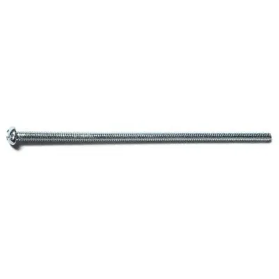 6-32 x 4″ Zinc Plated Steel Coarse Thread Combo Round Head Machine Screws