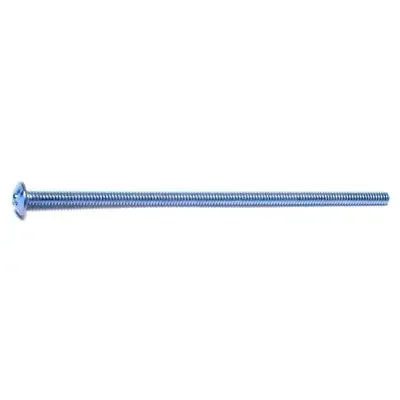6-32 x 4″ Zinc Plated Steel Coarse Thread Combo Truss Head Machine Screws