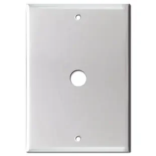 6.4″ Doorbell Camera Cover with Hole for 5.37″ Screw Spread Box