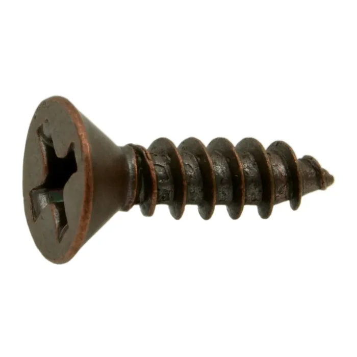 6 x 1/2″ Steel Phillips Flat Head Decorative Sheet Metal Screws