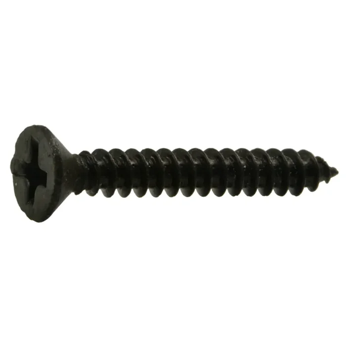6 x 1″ Steel Phillips Flat Head Decorative Sheet Metal Screws