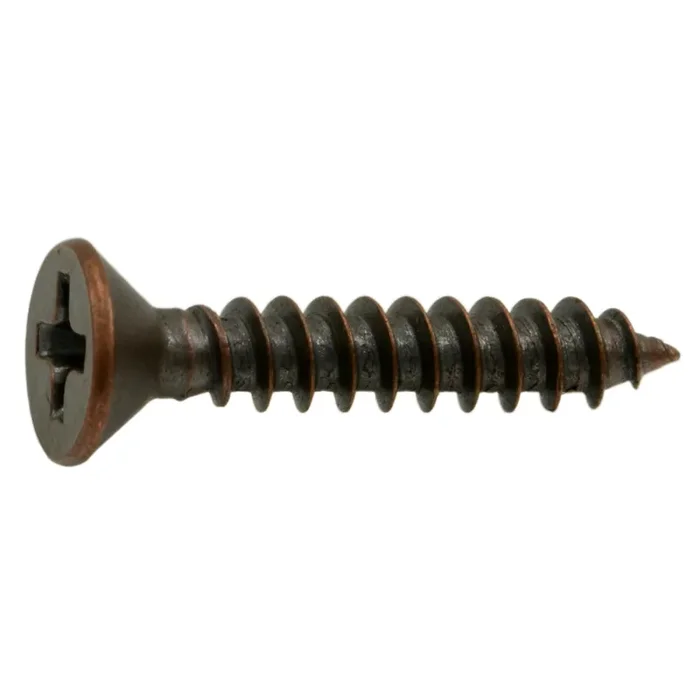 6 x 3/4″ Steel Phillips Flat Head Decorative Sheet Metal Screws
