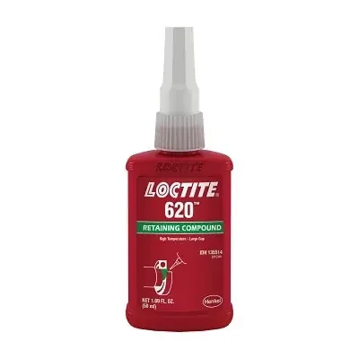 620 Retaining Compound High Temperature, 250 mL Bottle, Green, 3800 psi