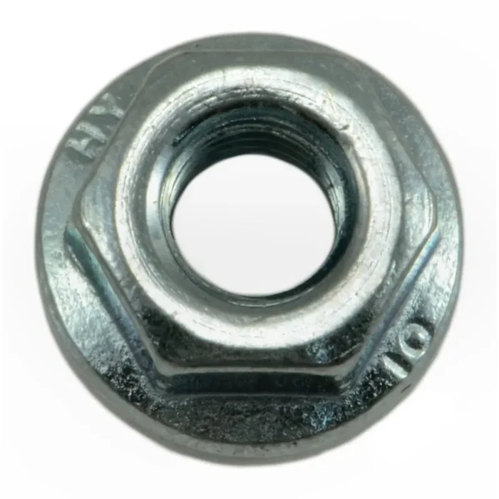 6mm-1.0 Zinc Plated Class 10 Steel Coarse Thread JIS Flange Nuts