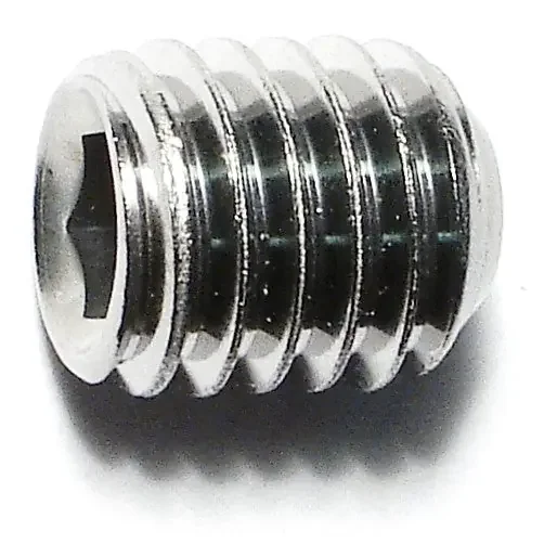 7/16″-14 x 1/2″ 18-8 Stainless Steel Coarse Thread Hex Socket Headless Set Screws