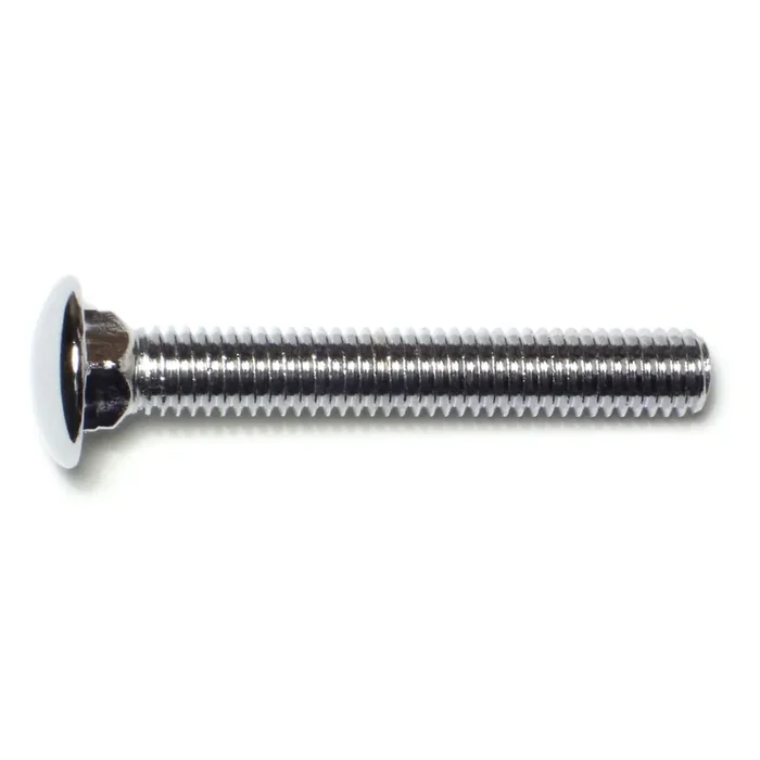 7/16″-14 x 3″ Chrome Plated Grade 5 Steel Coarse Thread Carriage Head Bumper Bolts