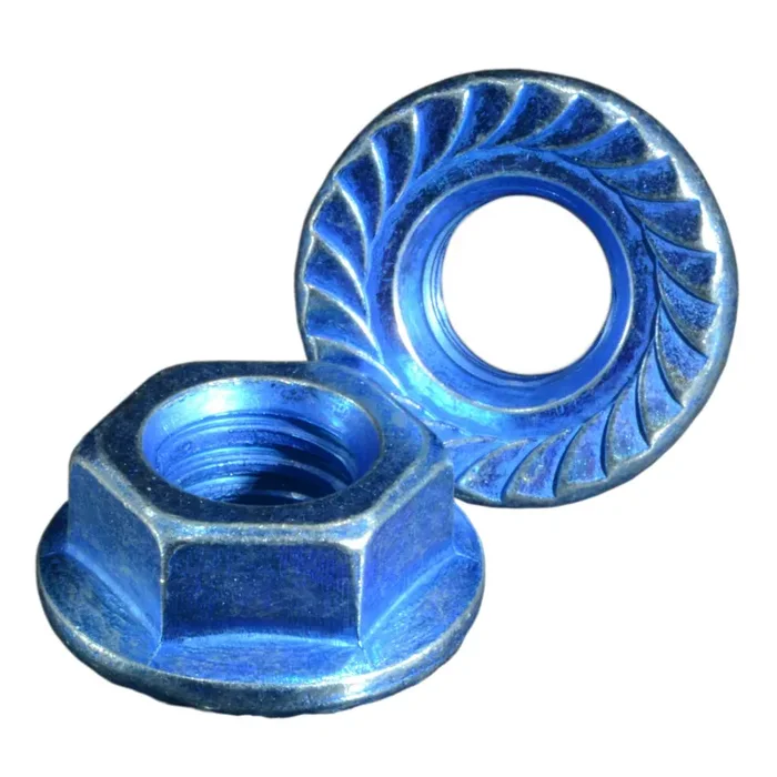 7/16″-14 Zinc Plated Case Hardened Steel Coarse Thread Hex Flange Nuts