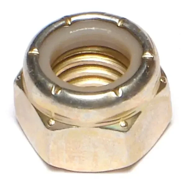 7/16″-14 Zinc Plated Grade 8 Steel Coarse Thread Nylon Insert Lock Nuts