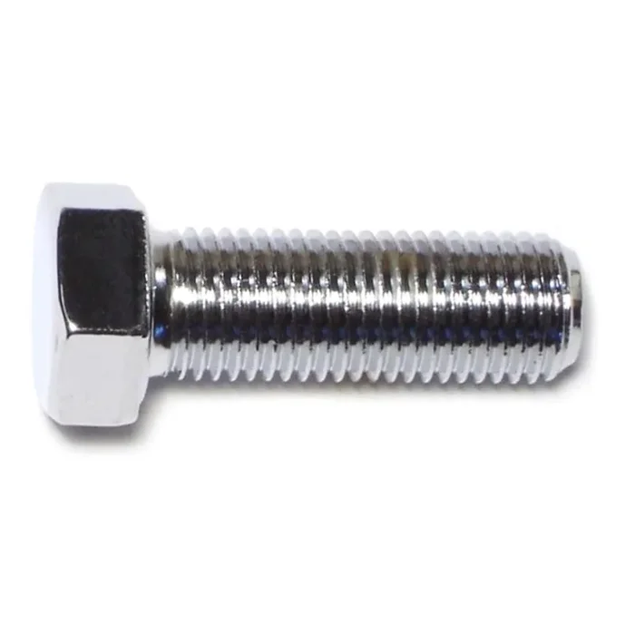 7/16″-20 x 1-1/4″ Chrome Plated Grade 5 Steel Fine Thread Hex Cap Screws