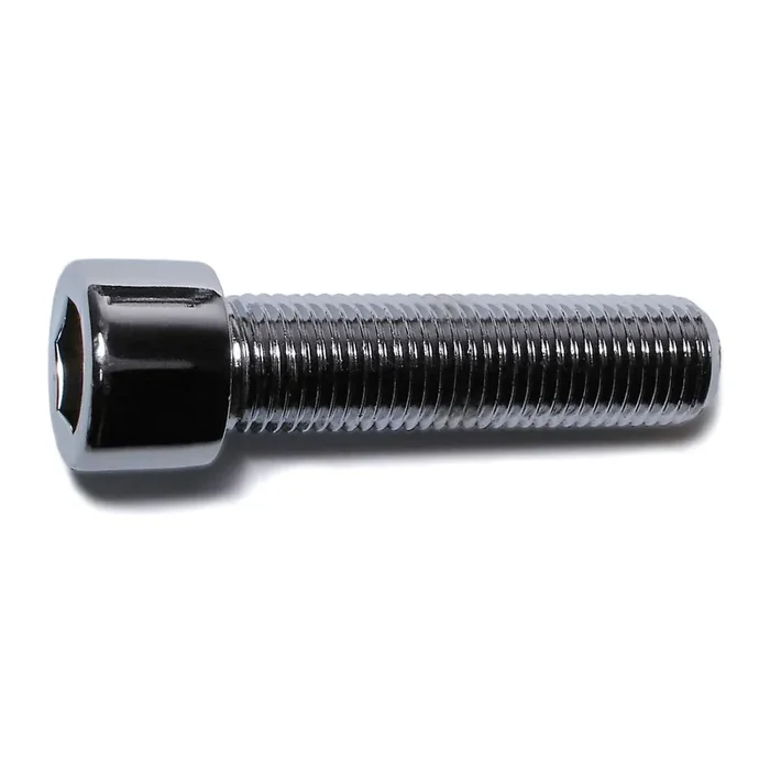 7/16″-20 x 1-3/4″ Chrome Plated Steel Fine Thread Smooth Head Socket Cap Screws
