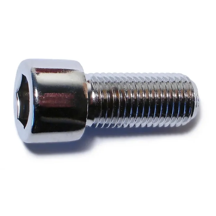 7/16″-20 x 1″ Chrome Plated Steel Fine Thread Smooth Head Socket Cap Screws