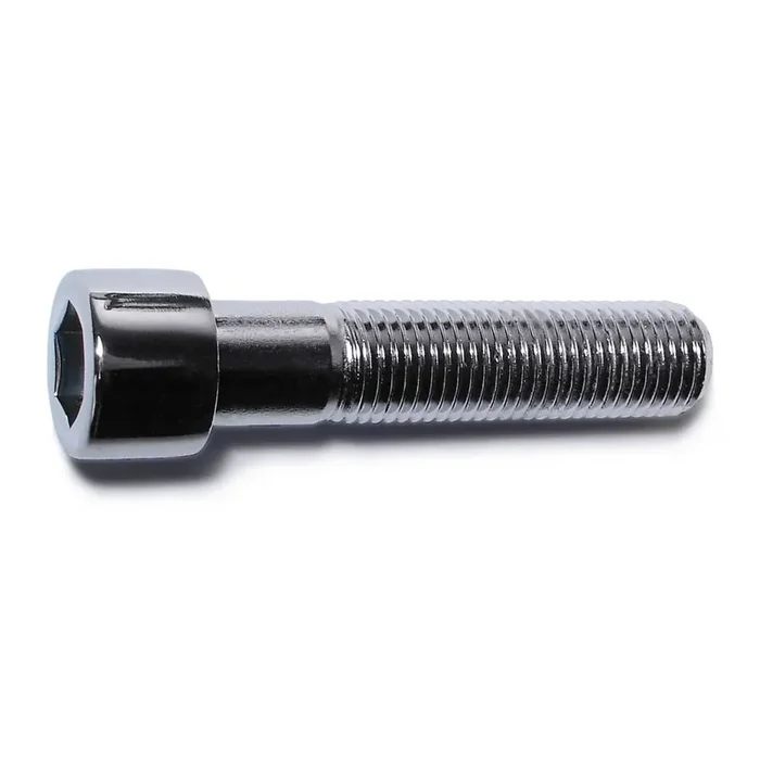 7/16″-20 x 2″ Chrome Plated Steel Fine Thread Smooth Head Socket Cap Screws