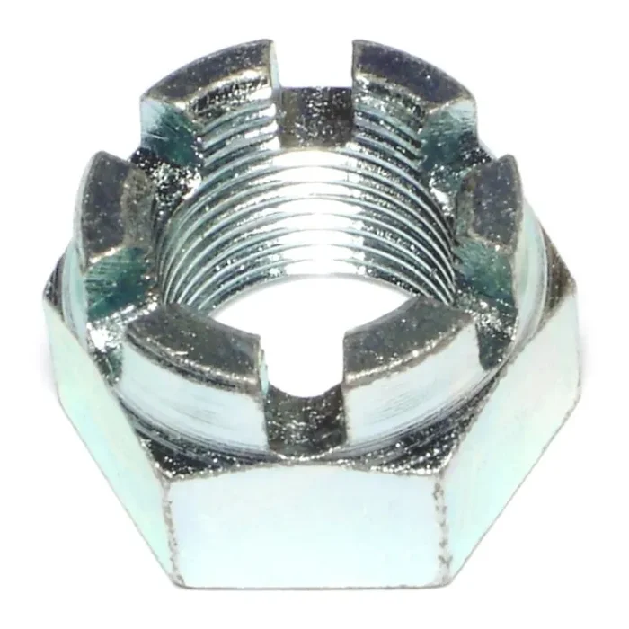 7/8″-14 Zinc Plated Steel Fine Thread Castle Hex Nuts