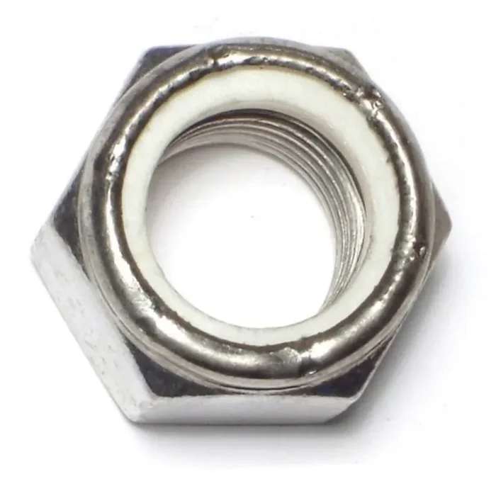 7/8″-9 18-8 Stainless Steel Coarse Thread Nylon Insert Lock Nuts