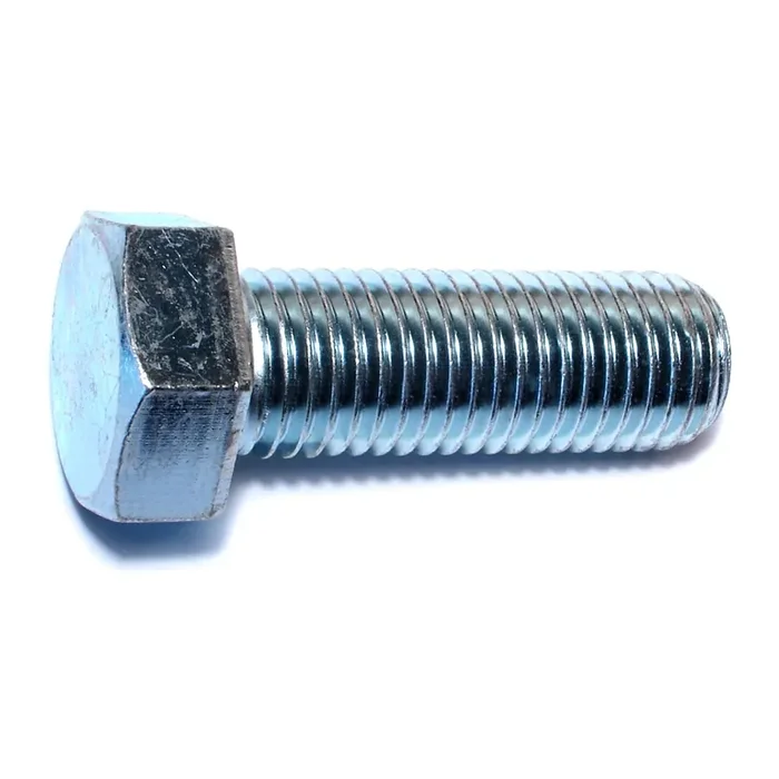 7/8″-9 x 2-1/2″ Zinc Plated Grade 2 / A307 Steel Coarse Thread Hex Bolts