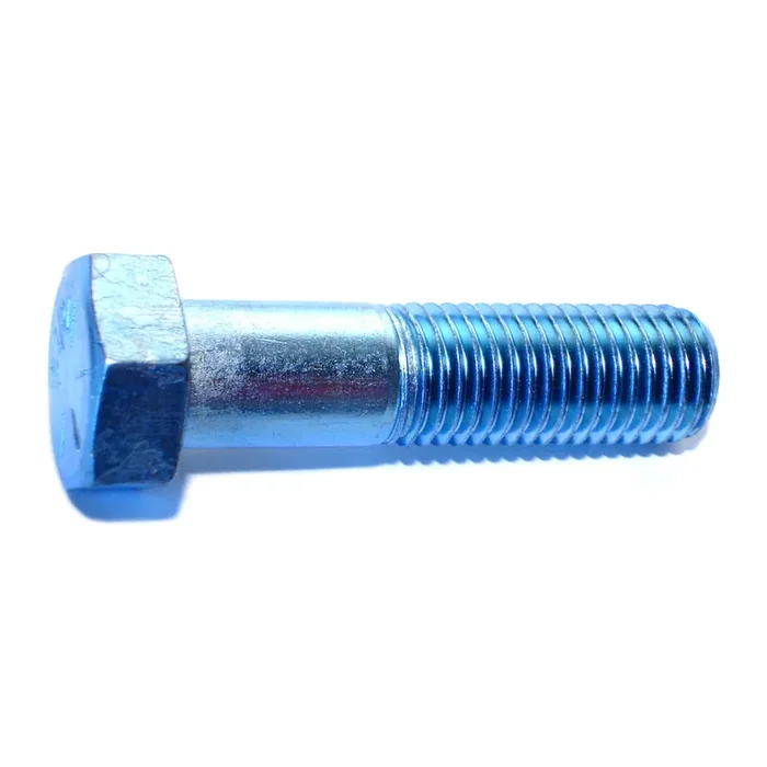 7/8″-9 x 3-1/2″ Zinc Plated Grade 8 Steel Coarse Thread Hex Cap Screws