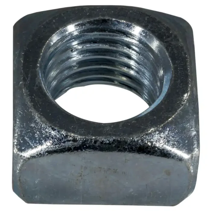 7/8″-9 Zinc Plated Steel Coarse Thread Square Nuts