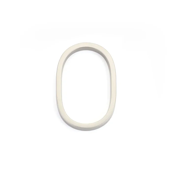 7″ Modern House Number Satin Nickel Finish by Emtek