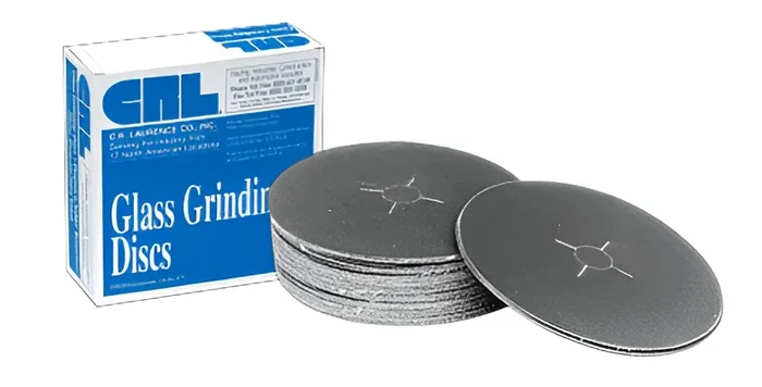 7″ x 7/8″ 220X Grit Polyester Back Sanding Disc by C.R. Laurence