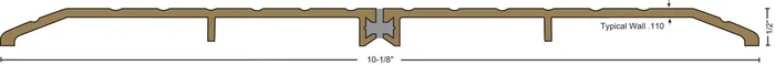 72″ Bronze Thermal Break Saddle Threshold – NGP Weatherstripping