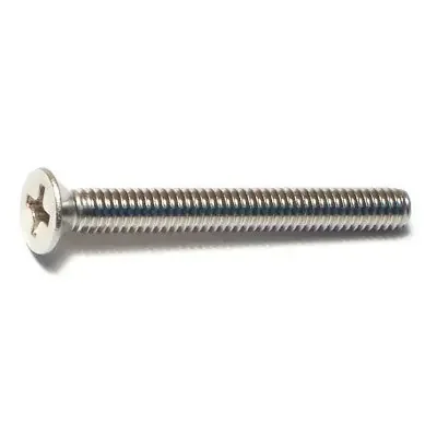 8-32 x 1-1/2″ 18-8 Stainless Steel Coarse Thread Phillips Flat Head Machine Screws