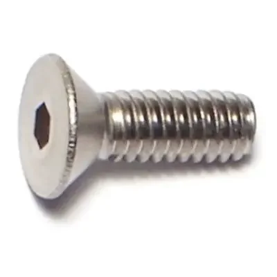 8-32 x 1/2″ 18-8 Stainless Steel Coarse Thread Flat Head Socket Cap Screws