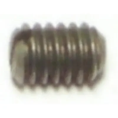8-32 x 1/4″ Steel Coarse Thread Slotted Headless Set Screws