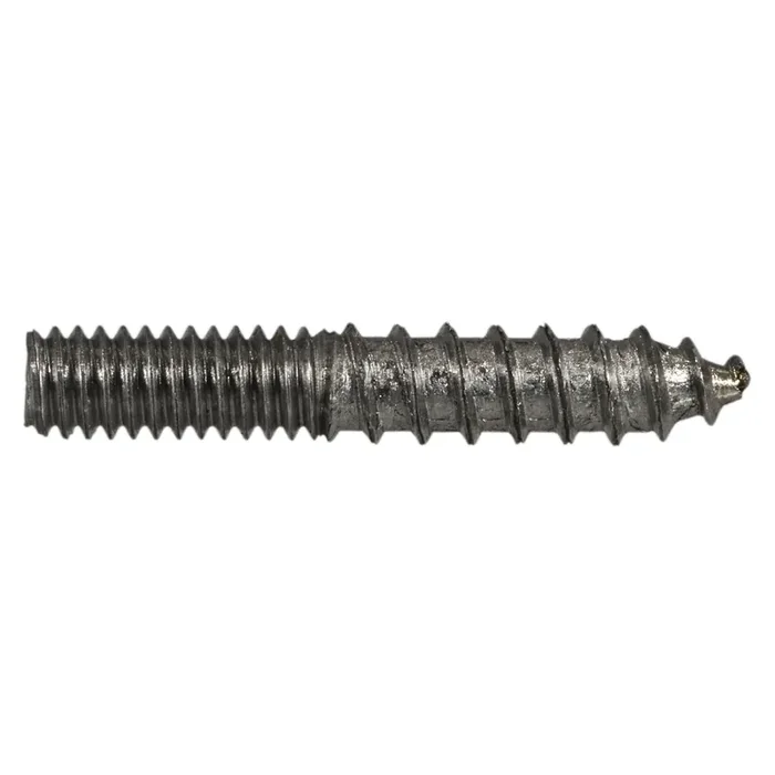 8-32 x 1″ Plain Steel Coarse Thread Hanger Bolts