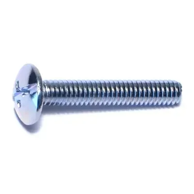 8-32 x 1″ Zinc Plated Steel Coarse Thread Combo Truss Head Machine Screws