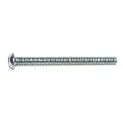 8-32 x 2″ Zinc Plated Steel Coarse Thread Phillips Round Head Machine Screws