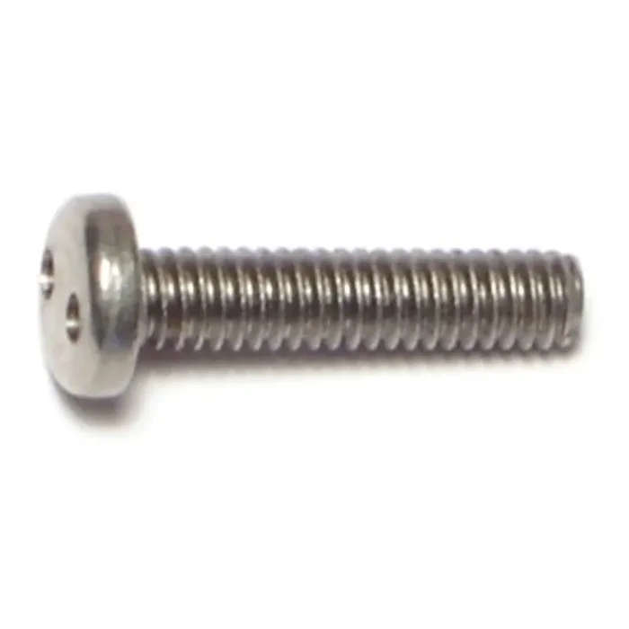8-32 x 3/4″ 18-8 Stainless Steel Coarse Thread Spanner Security Pan Head Machine Screws