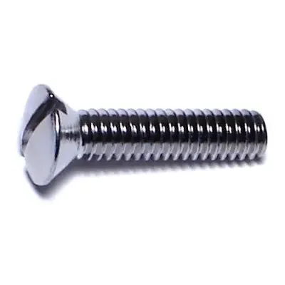 8-32 x 3/4″ Brass Coarse Thread Slotted Oval Head Machine Screws