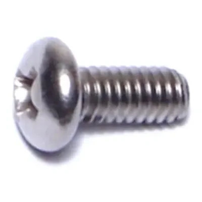 8-32 x 3/8″ 18-8 Stainless Steel Coarse Thread Phillips Pan Head Machine Screws