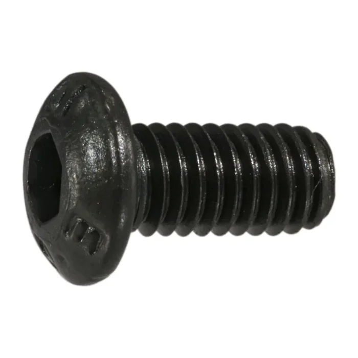 8-32 x 3/8″ Plain Steel Coarse Thread Button Head Socket Cap Screws