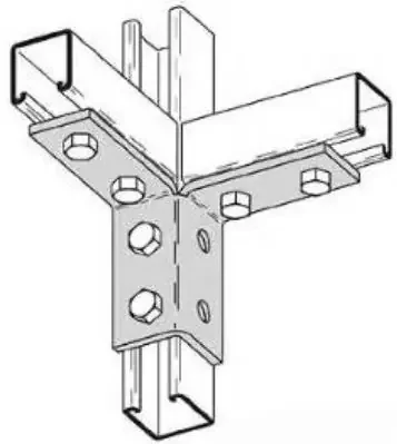 8-Hole Double Corner Connection Zn