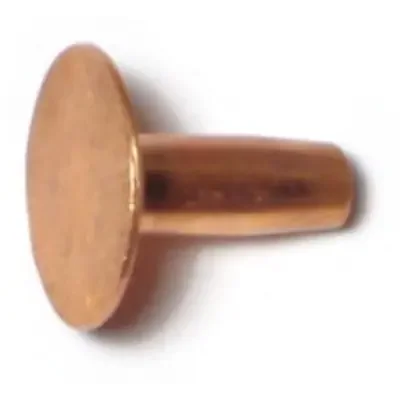 8 x 1/2″ Copper Belt Rivets