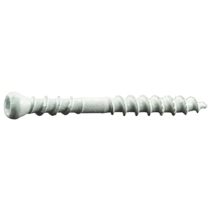 8 x 1-5/8″ Star Drive White Composite Trim Saberdrive Screws 5 lb. Tub (1105 pcs.)