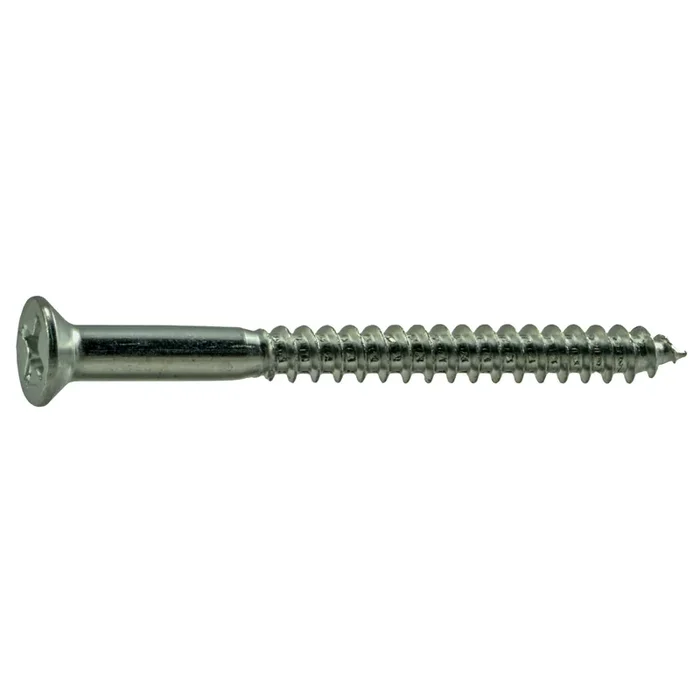8 x 2″ Zinc Plated Steel Phillips Flat Head Wood Screws