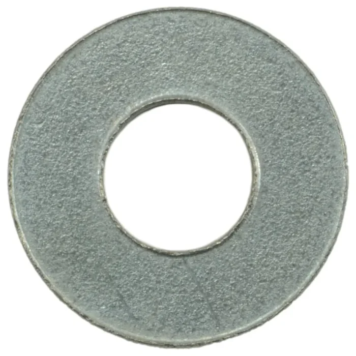 8 x 3/16″ x 7/16″ Zinc Plated Grade 2 Steel SAE Flat Washers