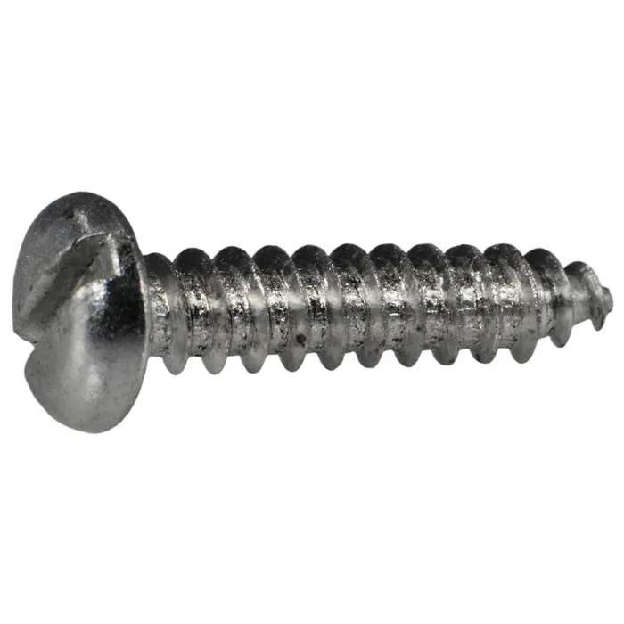 8 x 3/4″ Aluminum Slotted Pan Head Sheet Metal Screws