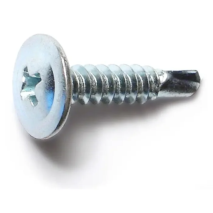 8 x 3/4″ Zinc Plated Steel Phillips Modified Truss Head Self Drilling Lath Screws