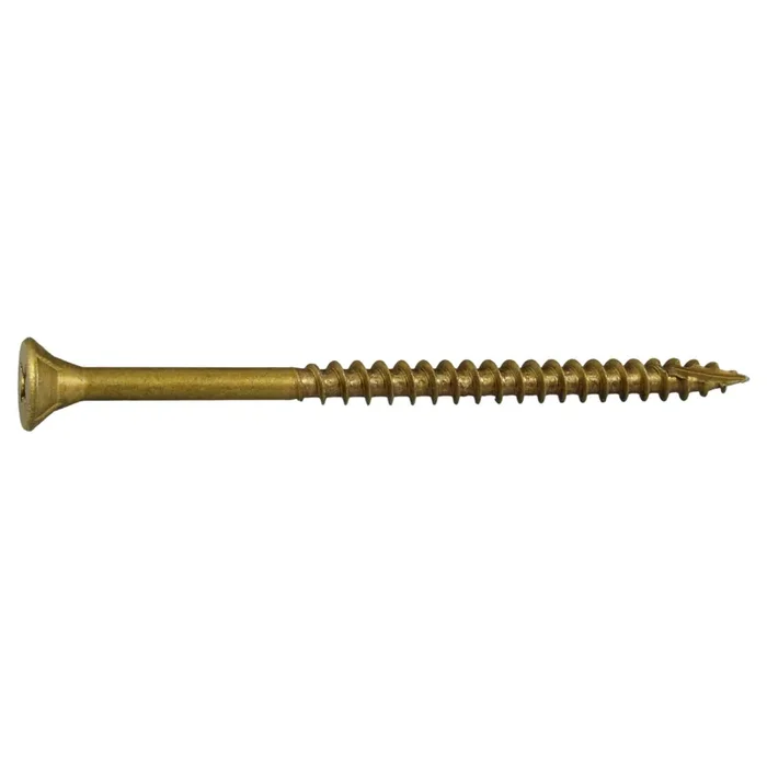 8 x 3″ Tan Ruspert Coated Steel Phillips Bugle Head Deck Screws