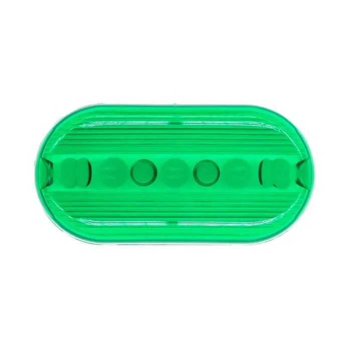 823-112 – 2″ x 4″ Green Lens Oval